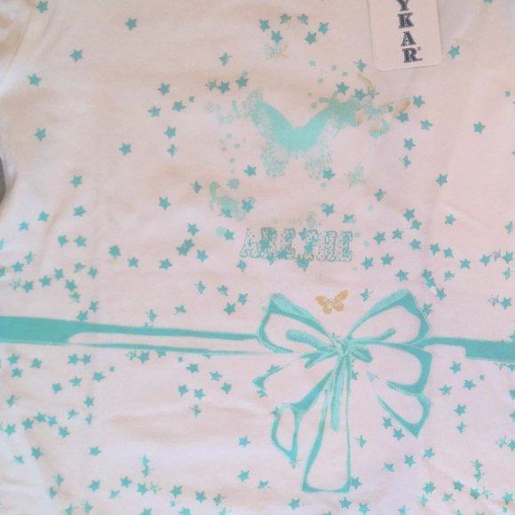 Girls Long Sleeves  Butterfly Cotton Night… - Picture 2 of 3